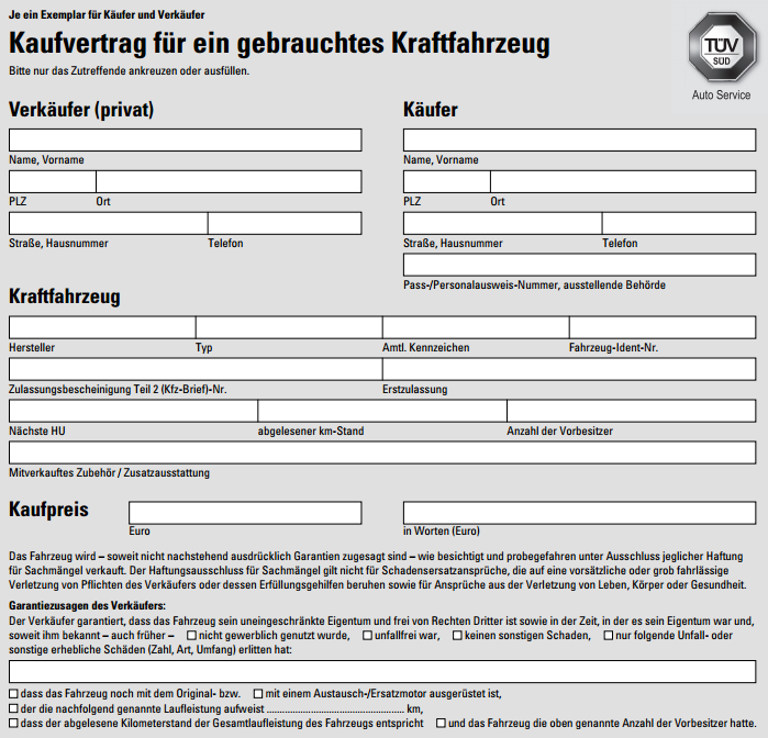 fahrrad von privat kaufen braucht man kaufvertrag
